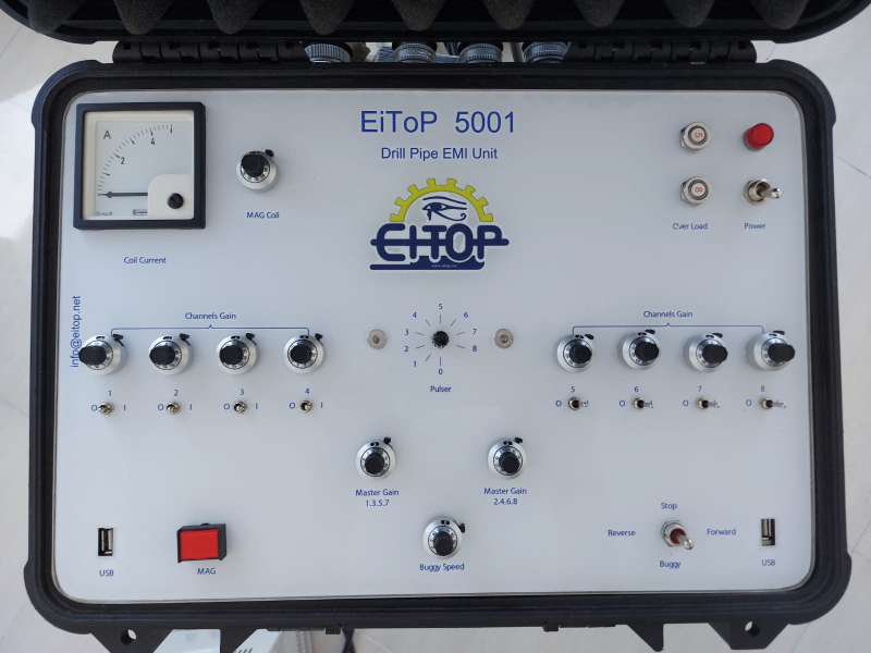 Horus 5001 EiToP EMI drill pipe NDT inspection tubular Horus 5002 electromagnetic inspection Horus 5003 EMI II Computerized Chart Signal